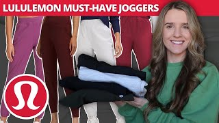 LULULEMON BEST JOGGERS REVIEW & TRY-ON / must-have joggers from lululemon
