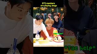 When Tae Wanted Jungkook To Win Jenga And The Other Members Reactions