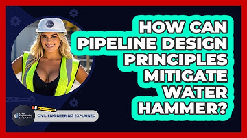 How Can Pipeline Design Principles Mitigate Water Hammer? - Civil Engineering Explained