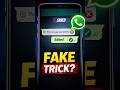Can you hide deleted messages on WhatsApp #whatsapp
