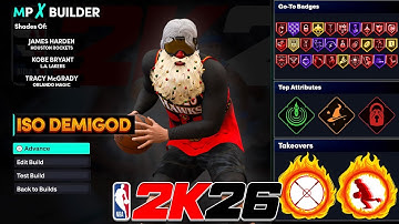 This ISO DEMIGOD Build is BROKEN in NBA 2K26! 😱 UNSTOPPABLE 1v1 Build They Don’t Want You To See