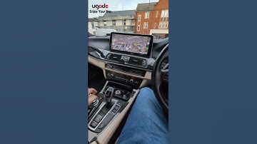 12.3inch Android Screen with CarPlay GPS navigation in BMW 5Series F10 F11 drive car