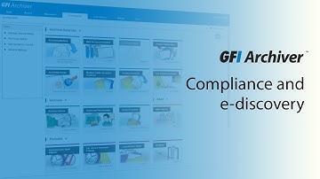 Compliance and e-discovery | GFI Archiver