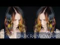 Dark Rainbow Hair | Pulp Riot Semi Permanent Colors