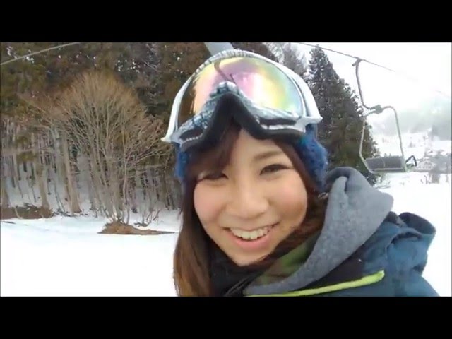 ★kawaii★女の子2人と滑るとスノーボードは楽しいのか？in 鹿島槍スキー場 雪庭ch