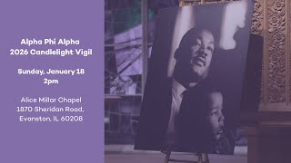 MLK Commemoration 2026 |  Alpha Phi Alpha Candlelight Vigil