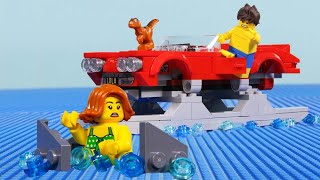 Experimental Water Car! | STOP MOTION | Billy Bricks