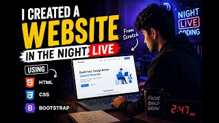 Part I Made Technoglobe Website in the night 2AM using of Bootstrap