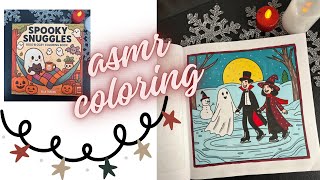 ASMR Coloring/Body Doubling/Art Therapy/Spooky Snuggles (Ella Tarling) Coloring Book
