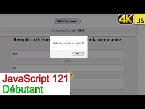 JavaScript121-Erreur 400-Bad Request-Mauvais formatage de la requête envoyer au backend (serveur)