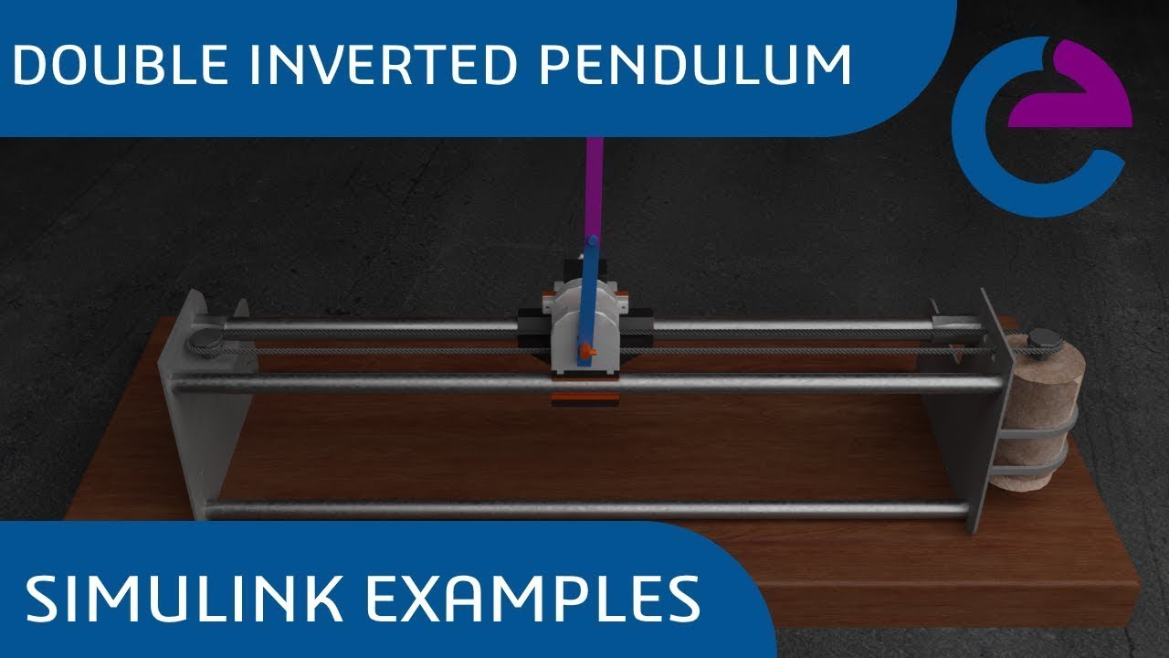 EnVision - Simulink Examples - Double Inverted Pendulum - YouTube