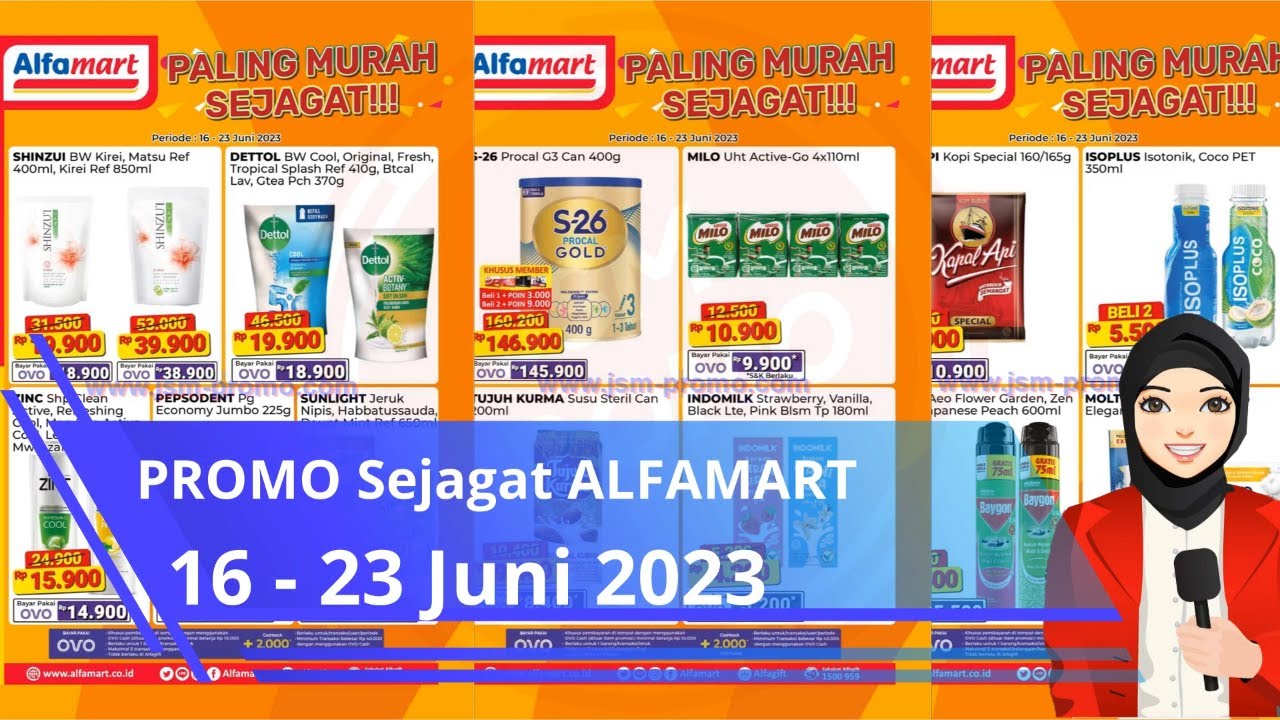 Paling Murah Sejagat Alfamart 16 - 23 Juni 2023 | Promo Mingguan Alfamart Sejagat
