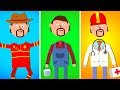 Educational Videos For Kids | Learn Professions With Captain Discovery | Kids Nursery Rhymes