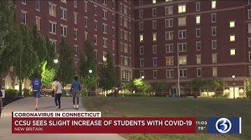 VIDEO: CCSU sees slight increase of students with COVID-19