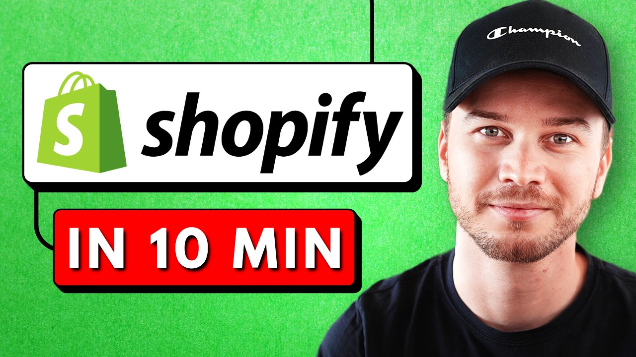 Shopify Tutorial For Beginners 2024   Set up Your Store in 10 Minutes