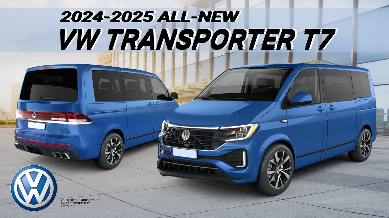 ⁣VOLKSWAGEN TRANSPORTER T7 MULTIVAN 2024-2025? REDESIGN | Digimods DESIGN |