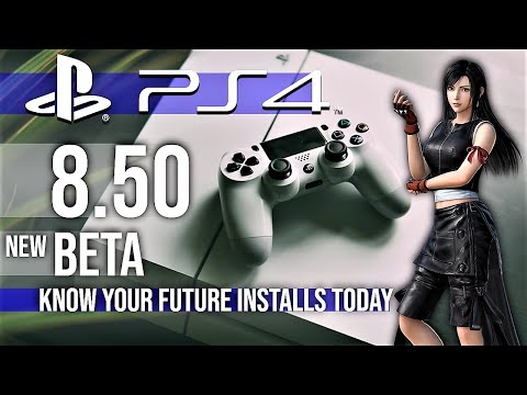 New PlayStation 4 Update 8.50 beta firmware 🎮 PS4 System Software Gaming News 2021