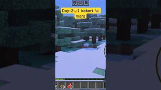 Minecraft : Day 2 biggeners #minecraft #beginners #shorts #gaming #youtubeshorts