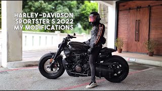 My Harley-Davidson Sportster S 2022 Modifications