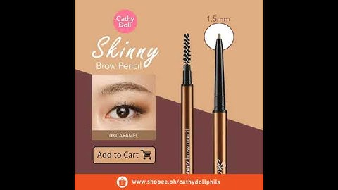 SKINNY BROW PENCIL SHADES  |  Cathy Doll Philippines