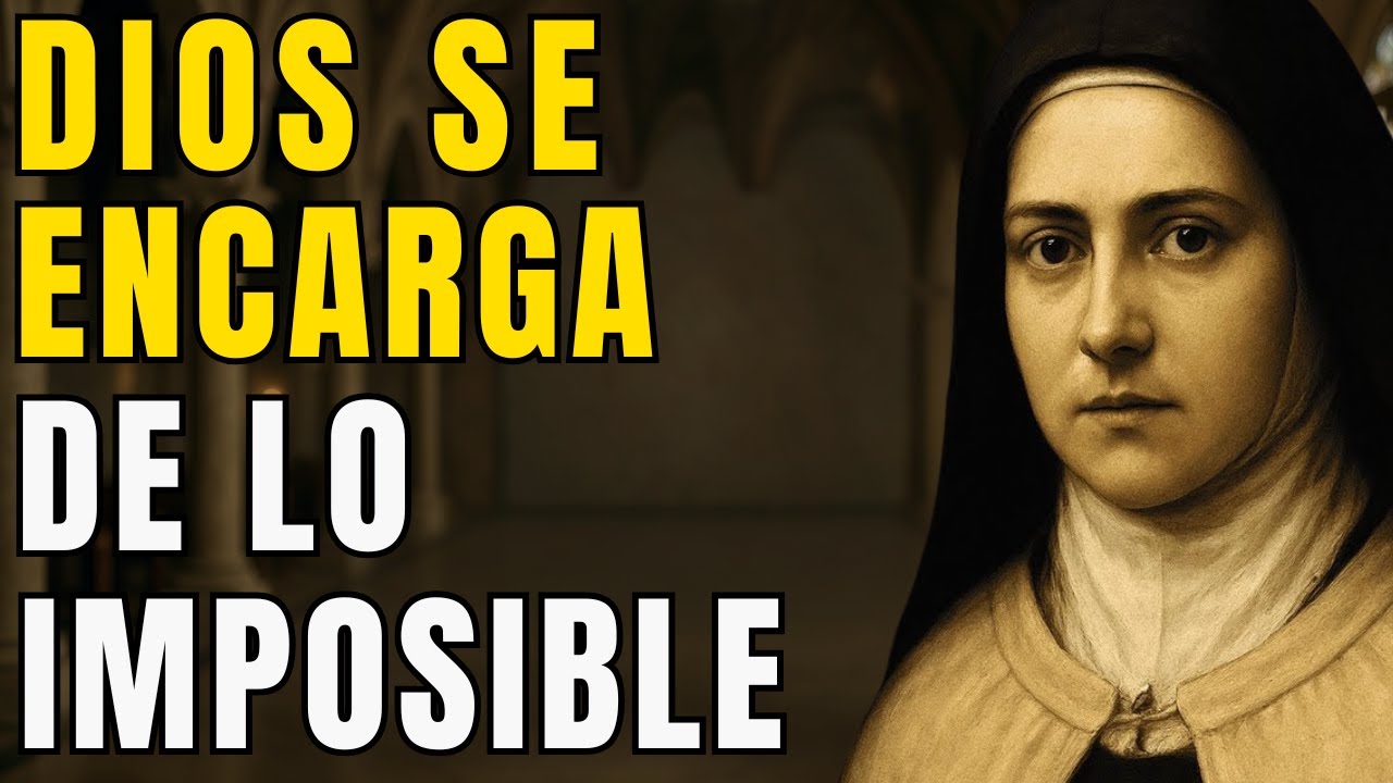 Dios te dice hoy, Mantén tu calma, yo me encargo de las cosas imposibles | Reflexión Santa Teresa