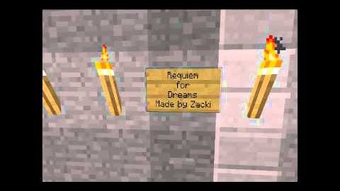 Minecraft Note Block Music Song - Part of Requiem for a Dream (Lux Aeterna)