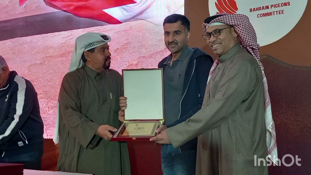 صور لتكريم الفائزين والحكام في معرض لجنة الحمام الزينه في البحرين 🇧🇭 ٣٠ يناير ٢٦