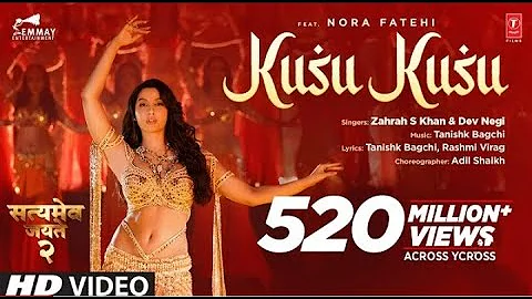 Kusu Kusu Full Song | Nora Fathei | 4K Video | Divya Khosla | Zahrah S Khan | Dev Negi | HD Audio
