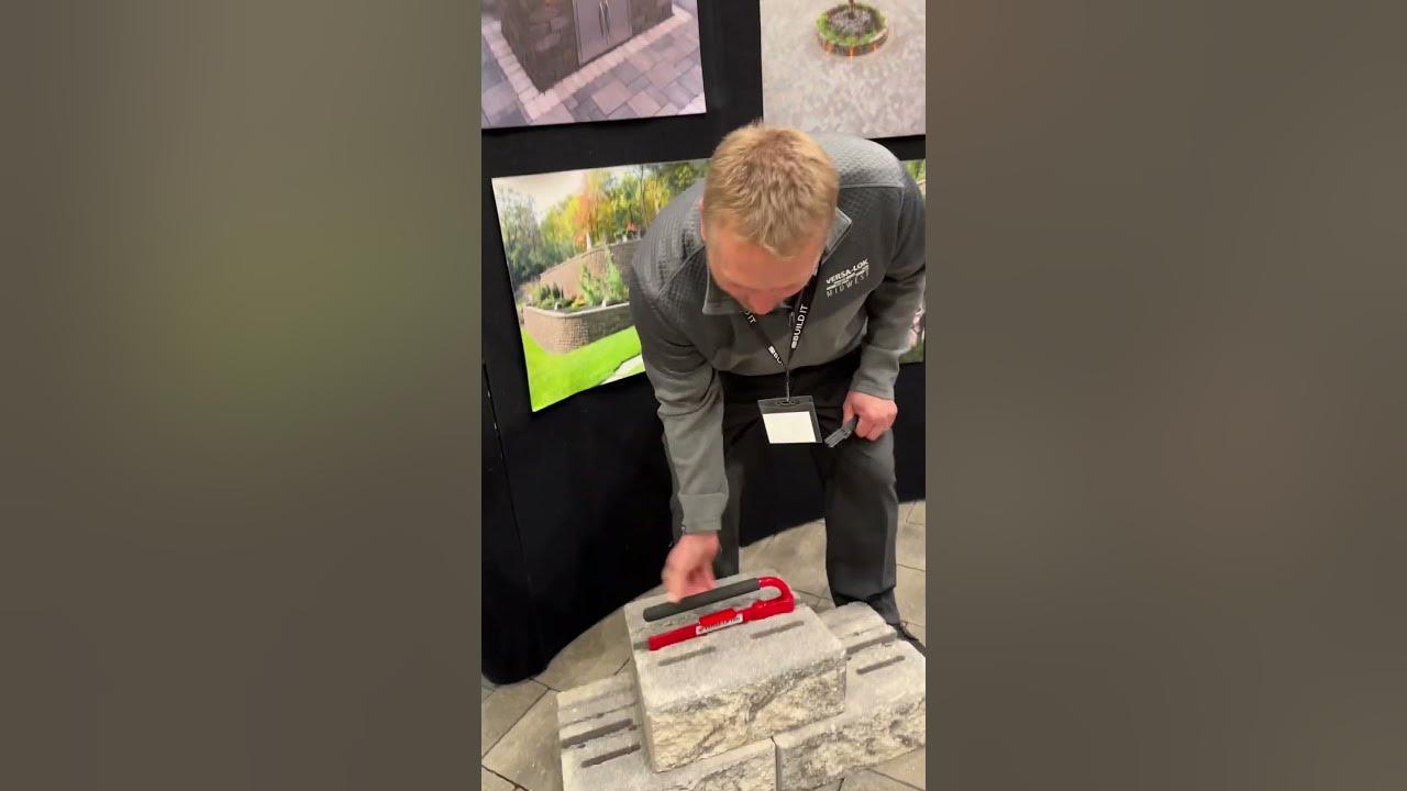 You need this hardscape tool! VersaLok VersaLifter YouTube