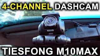Tiesfong M10MAX - 4-Channel 360° Dashcam. Detailed Review!