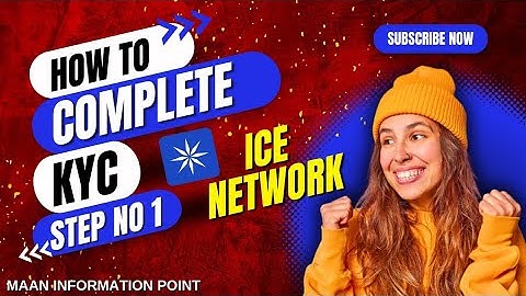 How to Complete Ice Network KYC Step 1 | KYC Step 1 in Ice Network Kaisy Complete Hogi #kycstep1