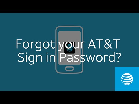 Forgot your AT&T Sign in Password? | AT&T