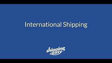 International Shipping