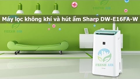 Máy lọc không khí và hút ẩm Sharp DW-E16FA-W