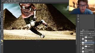 How To Make a Sports Design Photoshop CC 2014 screenshot 4