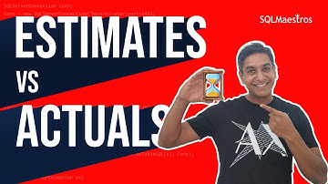 Estimate vs Actual Number of Rows