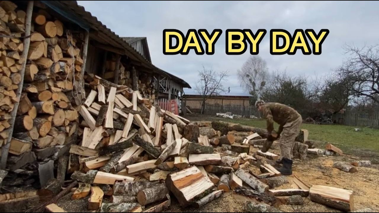 Not so spectacular, but real | Chopping wood, part 3
