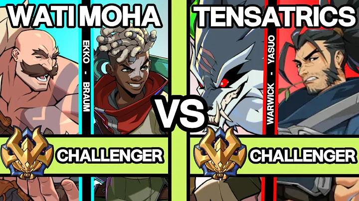 2XKO ▰ WATI MOHA (Ekko-Braum) vs TENSATRICS (Warwick-Yasuo) ▰ 2XKO Pro Replays