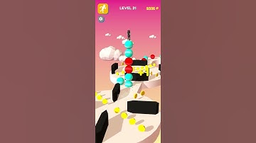 Stack Rider Game | #level31 | Satisfying Gameplay Walk-through #shorts #gaming #stackrider