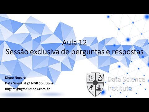 Mini-Curso: Introdução à Big Data e Data Science - Aula 12 - Sessão de perguntas e respostas
