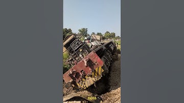 train Accident| lost my friend #train #accident #locomotive 😭