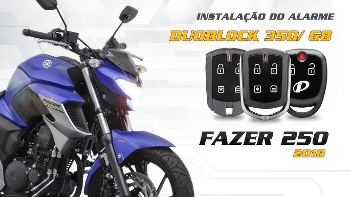 ALARME DUOBLOCK FX G8 DEDICADO PARA YAMAHA CROSSER 150 ATÉ 2022/23 -  POSITRON - lojapositron