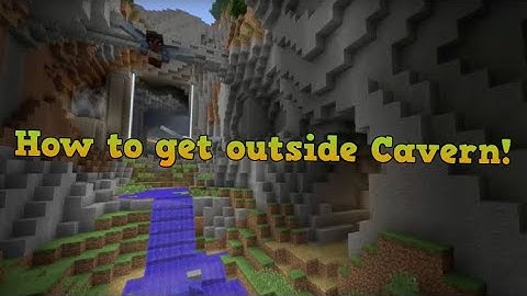 HOW TO GET OUTSIDE CAVERN! (Found by Glide Legends)
