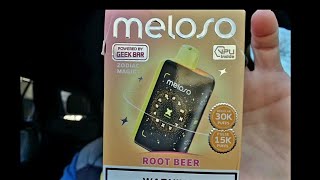 MELOSO BAR ROOT BEER IS CRAZY GOOD! By Geek Bar * 21&older & not for sale