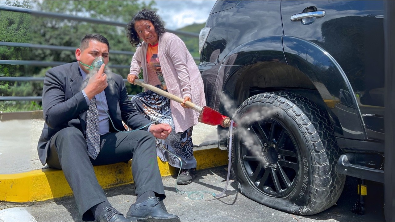 Robó Oxígeno de una Llanta para Salvar a un Hombre que estaba Ahogándose.