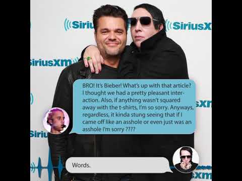 live performance agreement Marilyn Manson Shares Justin Bieber Text Exchange on Octane with Grant Random