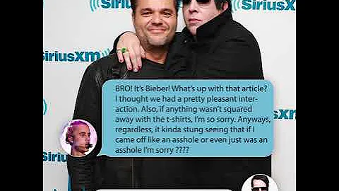 Marilyn Manson Shares Justin Bieber Text Exchange ...