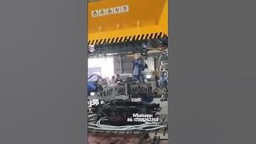 Press with loading and unloading robots  #industrial #factory #unloading