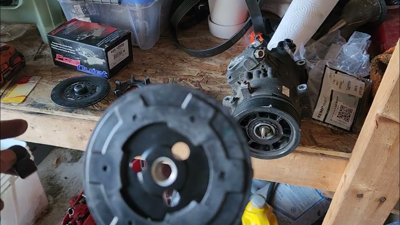 scion xb / toyota clutchless ac compressor repair for 10 dollars. what