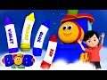 Crayons Color Song | Learning Videos for Babies | Nursery Rhymes & Kids Songs - Bob The Train